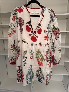 Alix Of Bohemia Winslow Flower Show Dress in Multi Rainforest